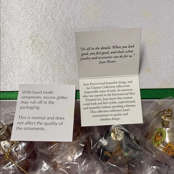 Joan Rivers Set/12 Mini Russian Inspired Egg Ornaments - Picture 2 of 13